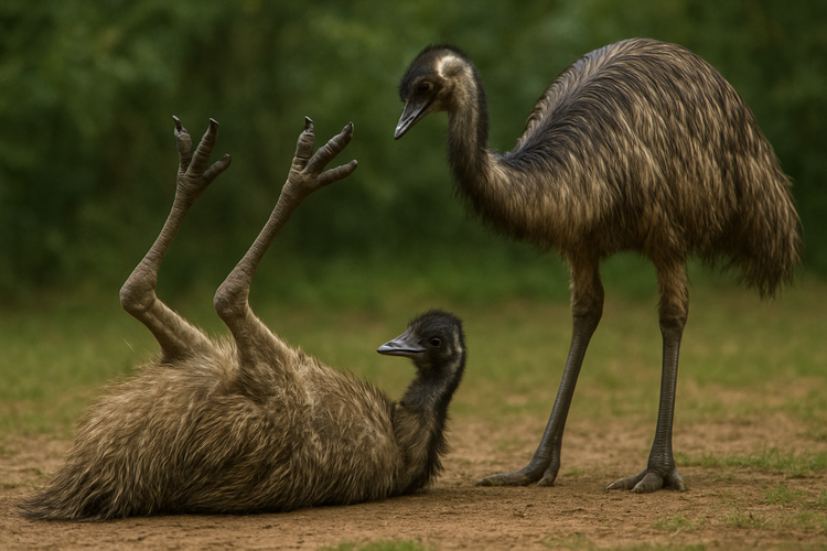 Emus - Strange, Strong & Slightly Unhinged