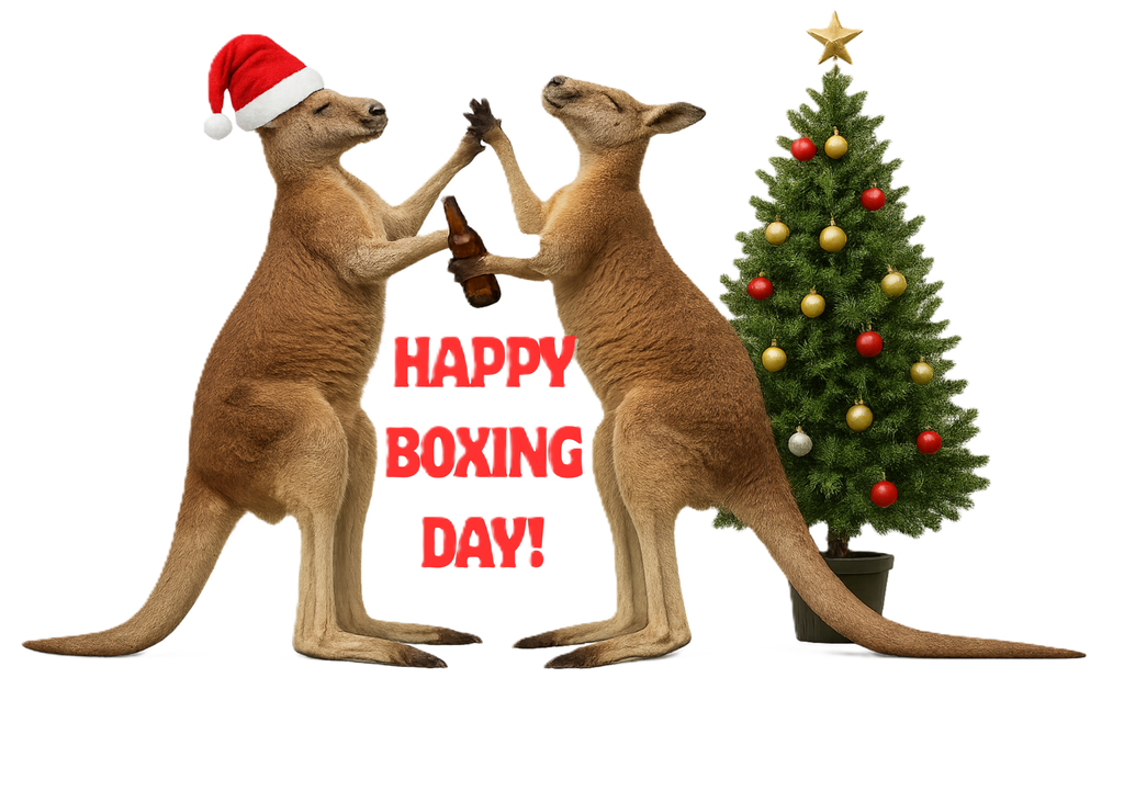 Happy Boxing Day Kangaroo Quality Heavyweight Unisex TShirt – Aussie Xmas Style